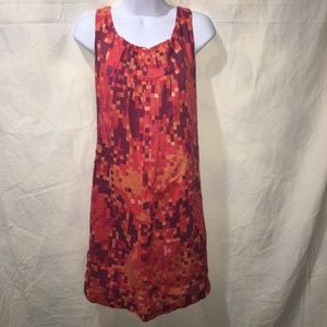 Calvin Klein Womens Sz 14 Pixel Patterned Dress❤️